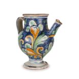 CHEVRETTE IN MAIOLICA POLICROMA,