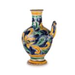 CHEVRETTE IN MAIOLICA POLICROMA,