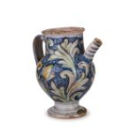 CHEVRETTE IN MAIOLICA POLICROMA,