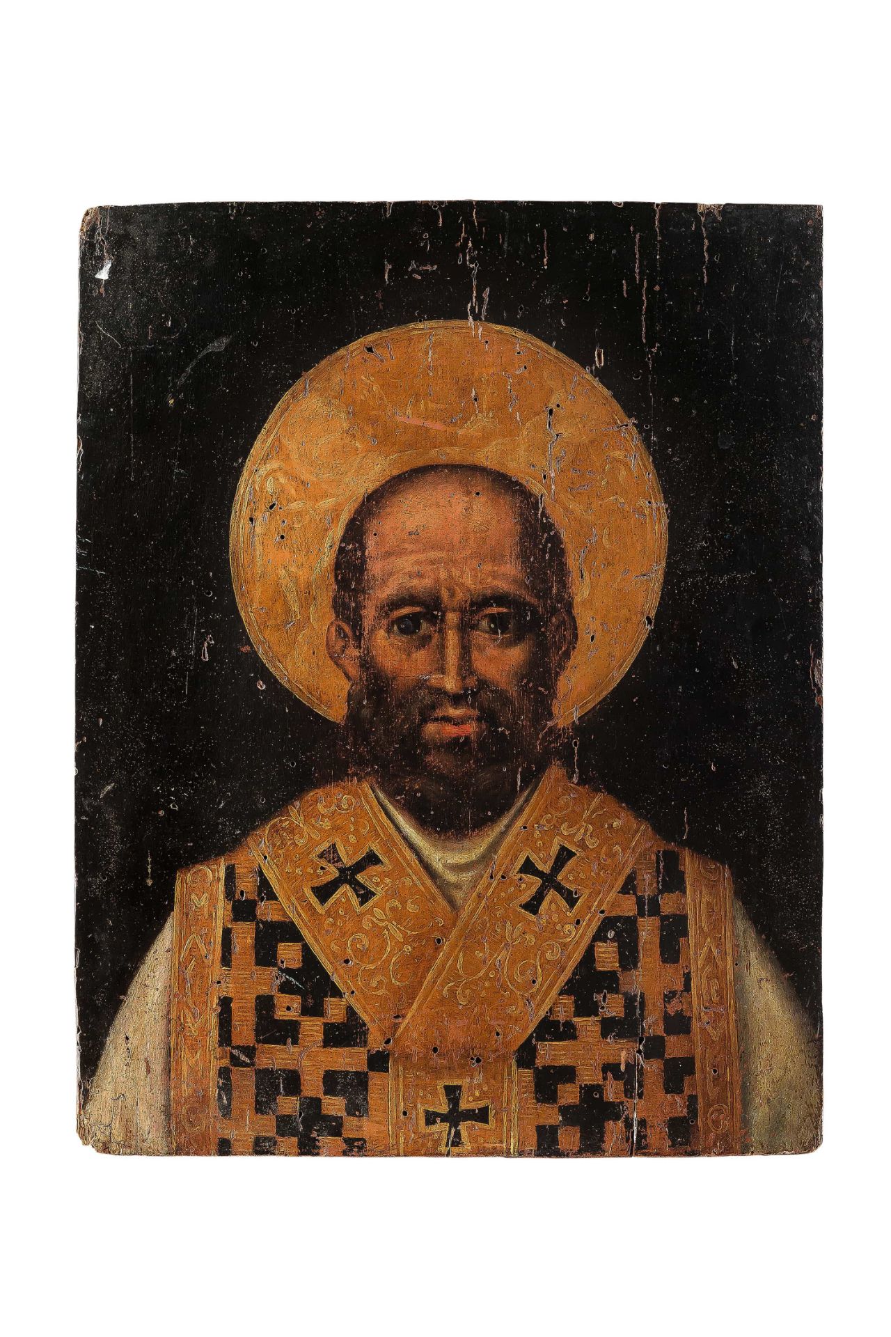 ICONA RAFFIGURANTE SANTO, XIX SECOLO