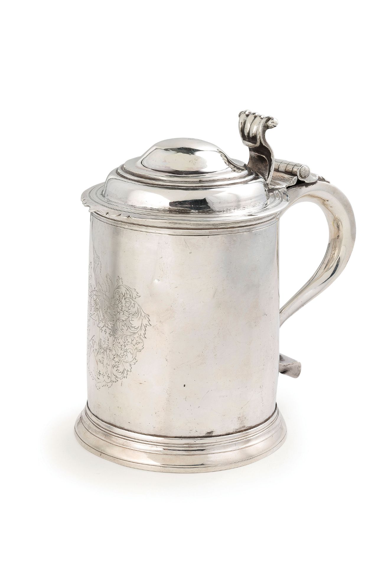 TANKARD IN ARGENTO, LONDRA, 1711, ORAFO N. LOCK