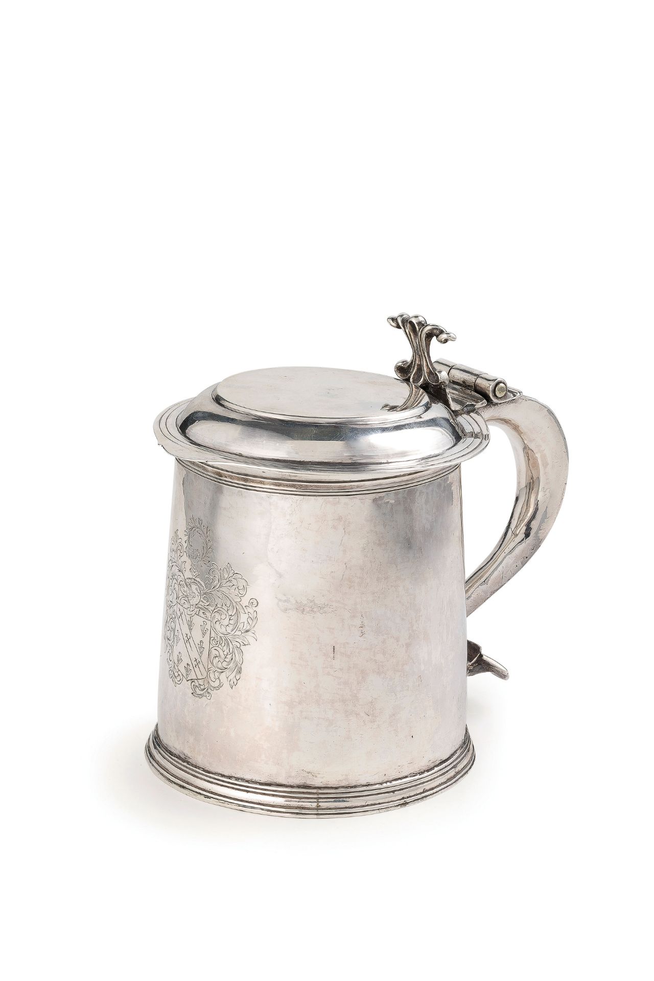 TANKARD IN ARGENTO, LONDRA, 1682, ORAFO J. SUTTON