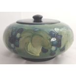 Large Moorcroft lidded Leaf and Berry bo