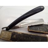 Cut throat razor by Joseph Elliott blade