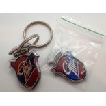 Two Karmann Ghia items one keyring and o