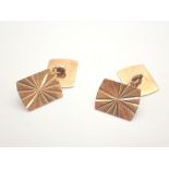 Pair of 9ct gold cufflinks 3.2g