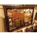 Large Tetley Walker advertising mirror 9