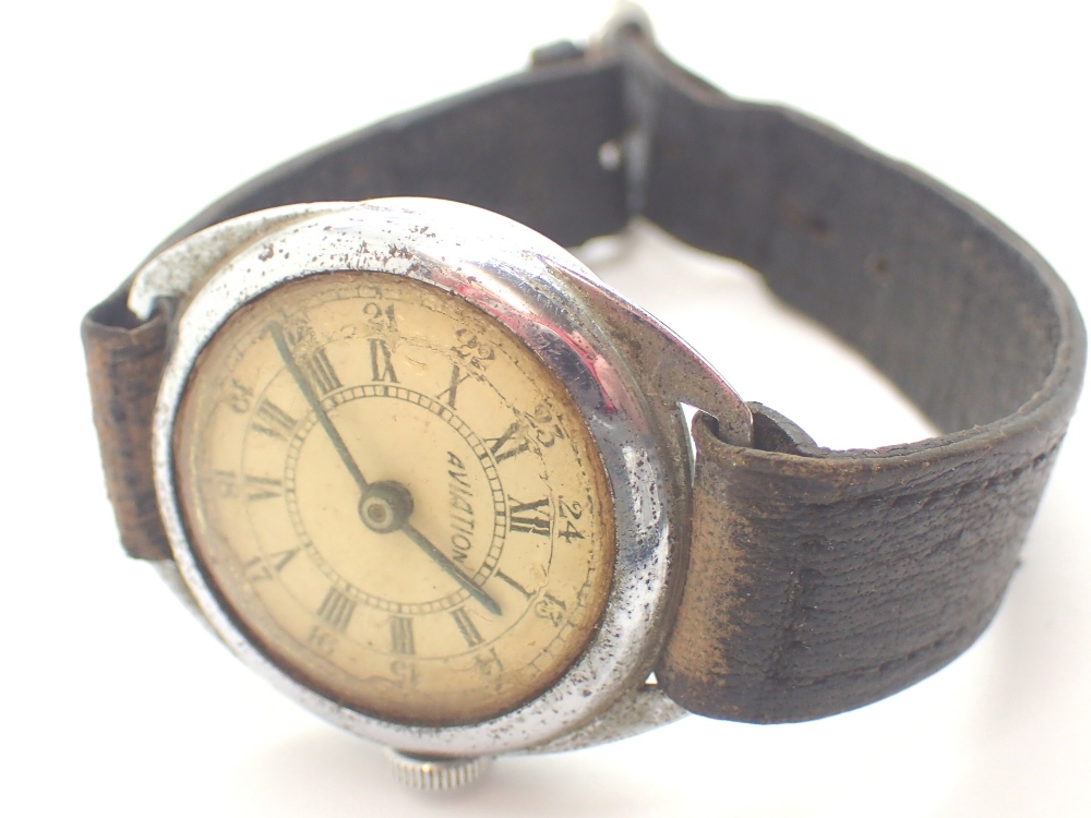 Vintage Aviation gents wristwatch