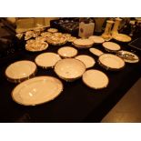 Large collection of Limoges dinnerware s