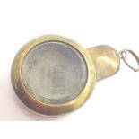 Brass miners watch case with Llanhilleth Steam Coal Lodge paper label