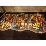 Three trays of matchbox diecast vehicles