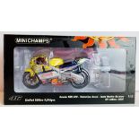 Minichamps 1/12 Scale 122 016176 Honda NSR 500 Valentino Rossi Team Nastro Azzurro GP LeMans 2001