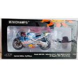 Minichamps 1/12 Scale 122 016186 Honda NSR 500 Valentino Rossi Team Nastro Azzurro GP Mugello 2001