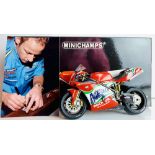 Minichamps 1/12 Scale 122 060012 Ducati Desmosedici Troy Bayliss MotoGP Valencia 2006 Boxed