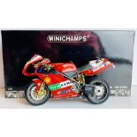 Minichamps 1/12 Scale 122 011221 Ducati 996R Superbike Troy Bayliss 2001 Boxed