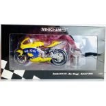 Minichamps 1/12 Scale 122 041003 Honda RC211V Max Biaggi MotoGP 2004 Boxed