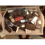 Tray of mixed mobile telephones CONDITION REPORT: There are no chargers with this