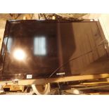 Samsung flat screen TV 100 cm model LE 40D 50 two USB and one scart port complete with wall