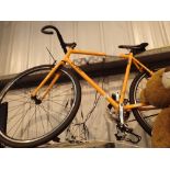 Genesis bicycle with Eastway handle bars Alex rims and continental cycle cross tires