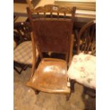 Vintage bentwood rocking chair with impressed seat design