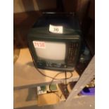 Vintage mini TV / radio screen ( will require digi box ) CONDITION REPORT: The