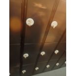 Steel plate Links Lockers six compartment locker with padlock and locking mechanism ( option on