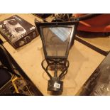 Victorian style glazed gas lamp head