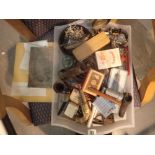 Tray of collectables to include microphone lighters and cigarette holders
