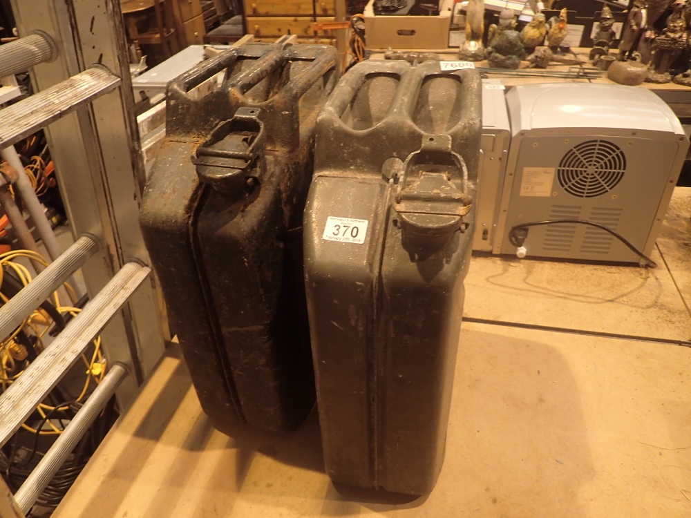 Two military jerry cans 1975 and 1953
