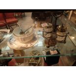 Group of mixed items including silver plated items and Royal Worcester