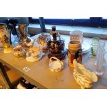 Mixed ceramics and glass including Royal Doulton and Minton