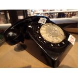 Vintage black BT dial telephone
