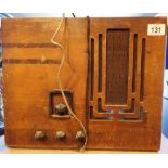 Philco wooden cased radio 30s / 40s