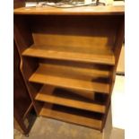 Small four shelved bookcase H: 92 cm W: 60 cm