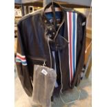 TF Leathers motorcycle jacket and trousers CONDITION REPORT: P&P to a UK address