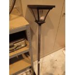 Electric garden lamp post