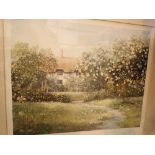 Framed and glazed limited edition print The Rose Briar signed in pencil to lower right Hilary