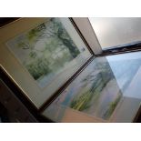 Pair of Jean Wedgbury signed limited edition prints of Lake District