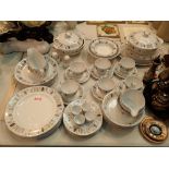 1960s Alfred Meakin Corinth pattern dinnerware and teaware