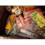 Box of mixed toiletries