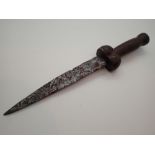 18thC 'Bollock' knife blade 19 cm