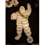 Cast iron Michelin Man plaque H: 34 cm