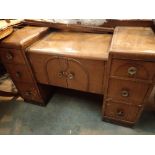 Vintage dressing table with back mirror