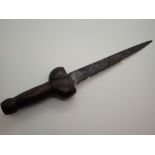 18thC 'Bollock' knife blade 22 cm