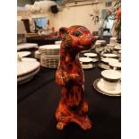 Anita Harris Meerkat figurine signed H: 29 cm