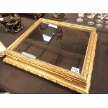 Gilt framed jewellery display case CONDITION REPORT: Exterior: 56 x 50 x 13 cm