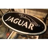 Cast iron Jaguar sign L: 34 cm