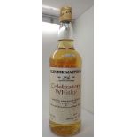 Bottle of Glenesk 25th Anniversary single malt whisky 25 years old distilled 1969 and bottled 1993