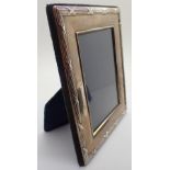 Sterling silver photograph frame H: 16 cm