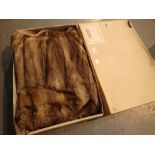 Brown of Chester boxed fur coat size 20